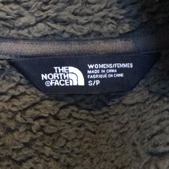 The NORTH FACE Size S taupe green campshire Sherpa zippered vest - Picture 7 of 9
